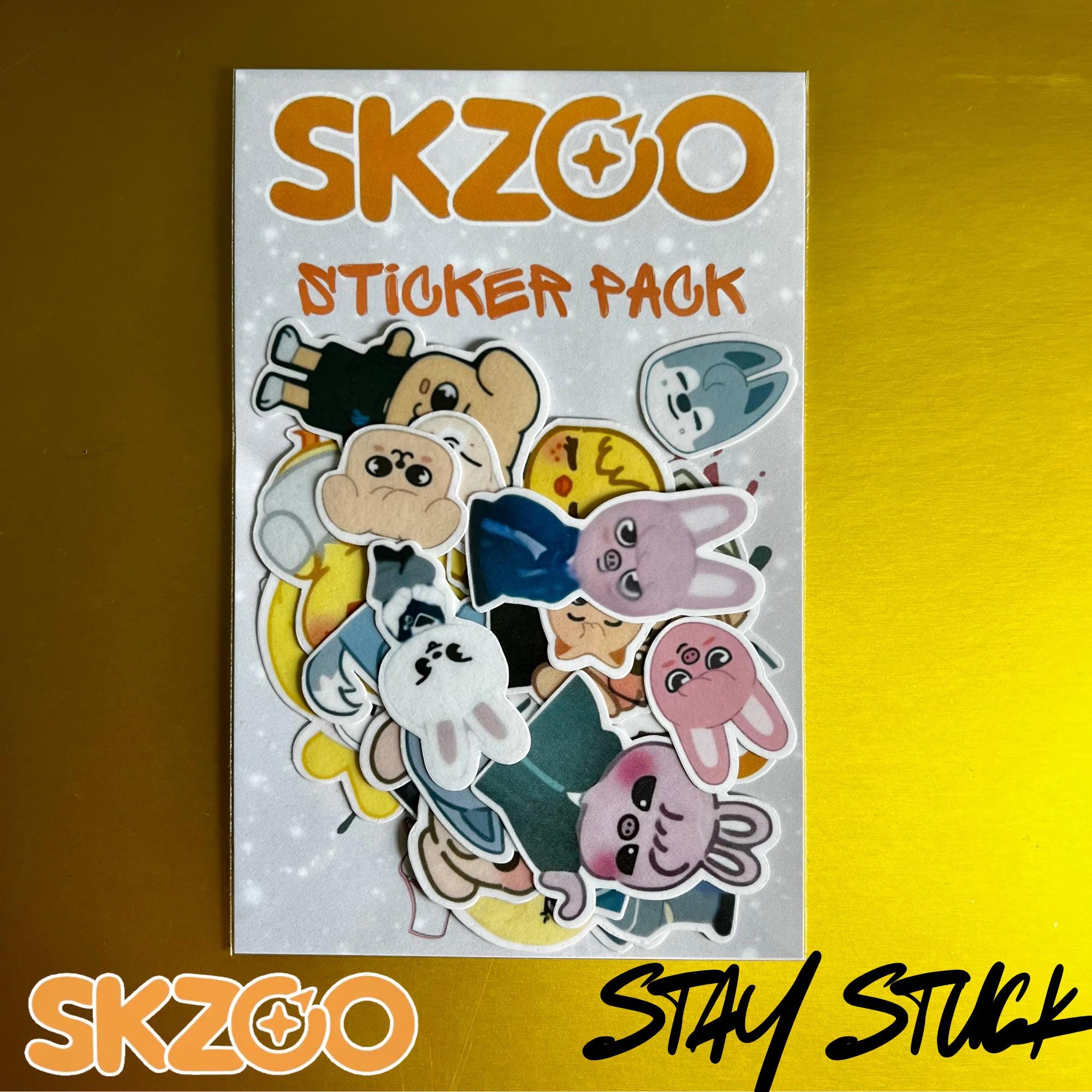 SKZOO Die Cut Sticker Packs Stray Kids - Etsy
