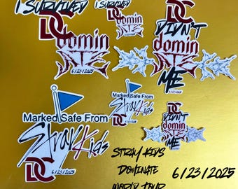 Stray Kids DC DominATE Concert Stickers