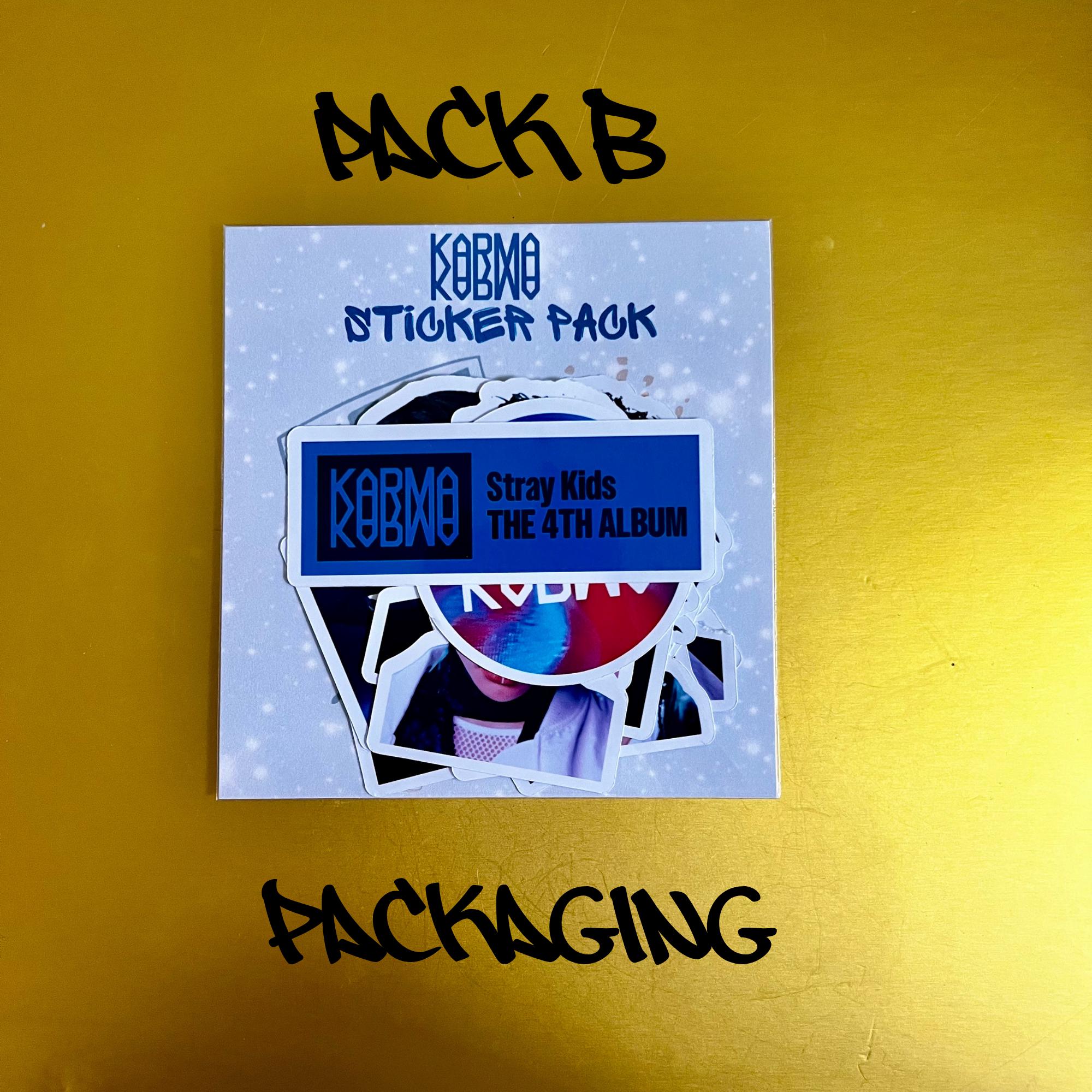 KARMA Sticker Pack (13) Die Cut Stray Kids - Etsy