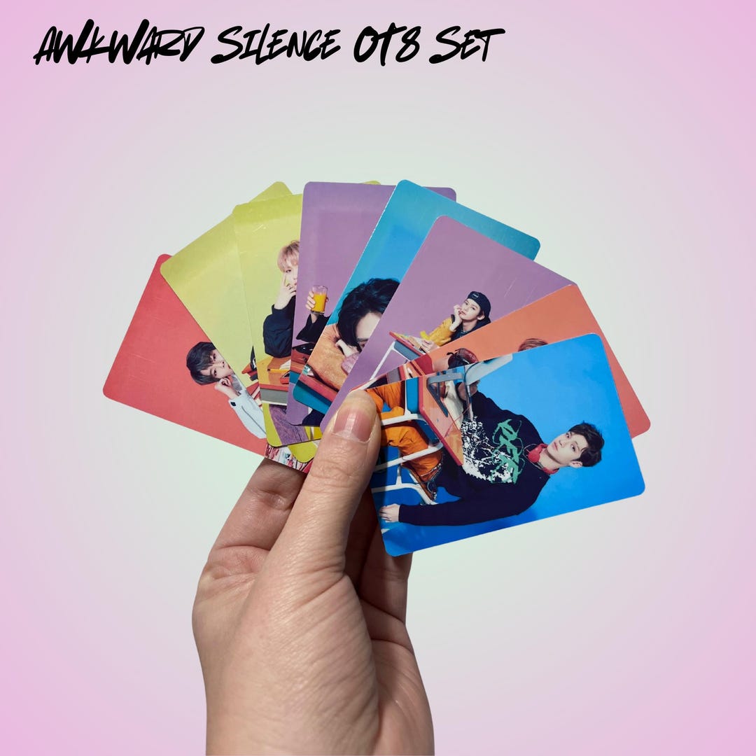 Awkward Silence OT8 Set Stray Kids - Etsy