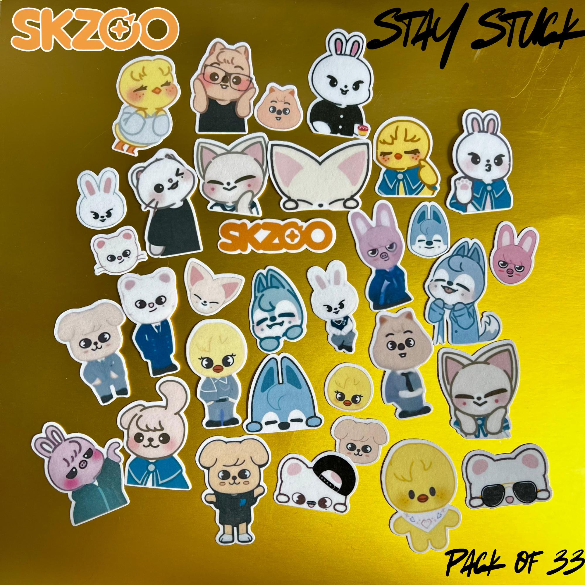 SKZOO Die Cut Sticker Packs Stray Kids - Etsy