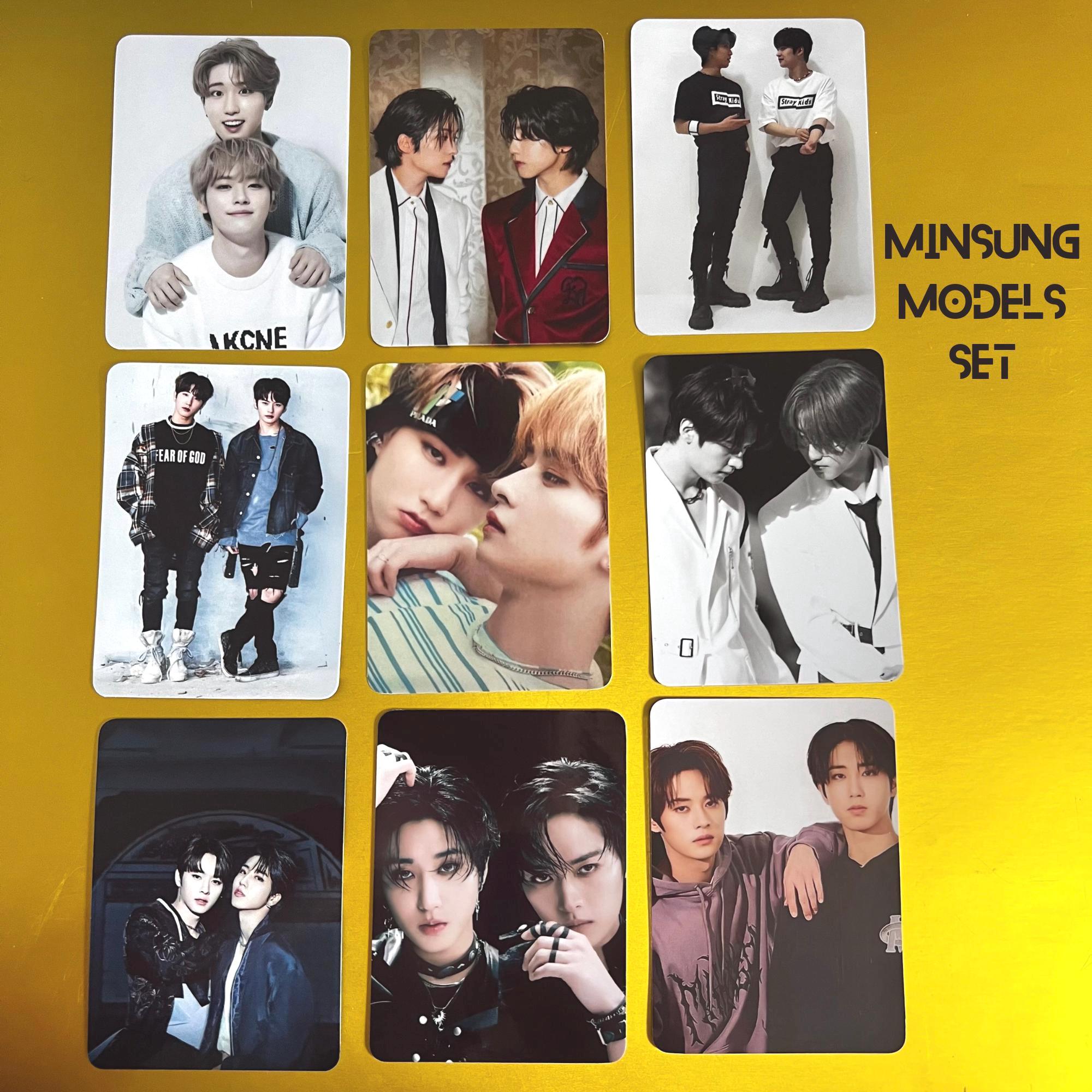 Minsung Model Set (9) Cards Stray Kids - Etsy