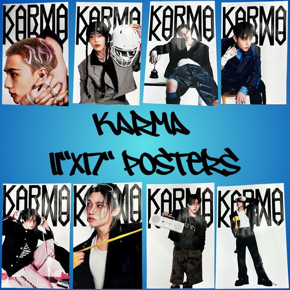 KARMA 11”x17” Posters Stray Kids - Etsy