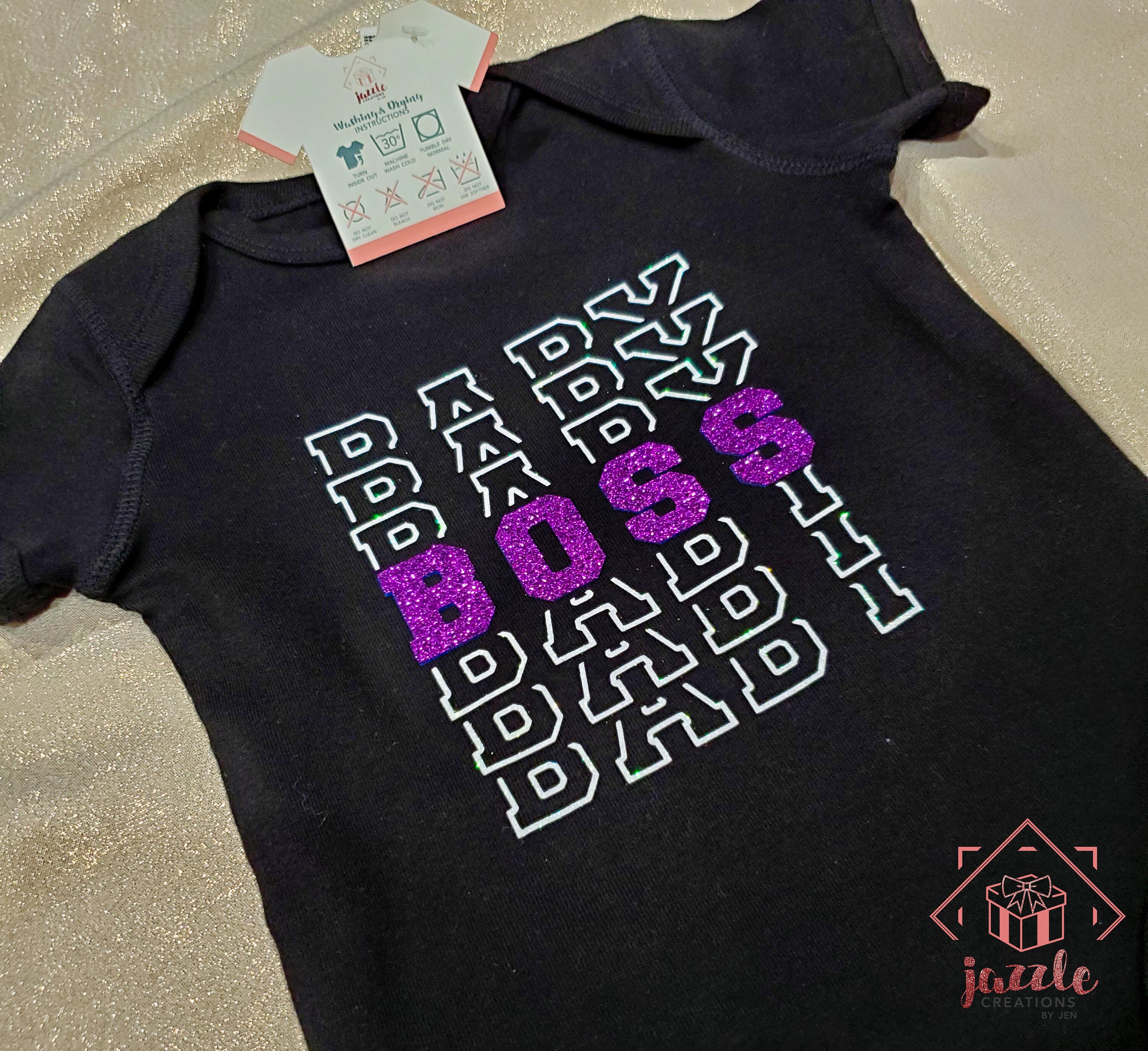 Baby BOSS Onesie Black Baby BOSS Onesies BOSS Collection Etsy