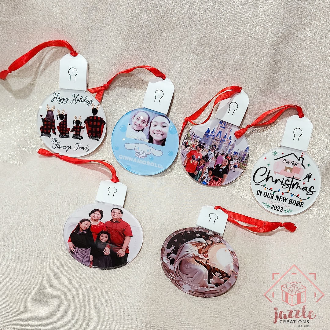 LED Ornaments, Personalized LED Ornament, Light up Ornaments, Christmas