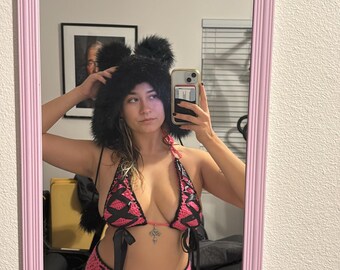Crochet Laceup Top