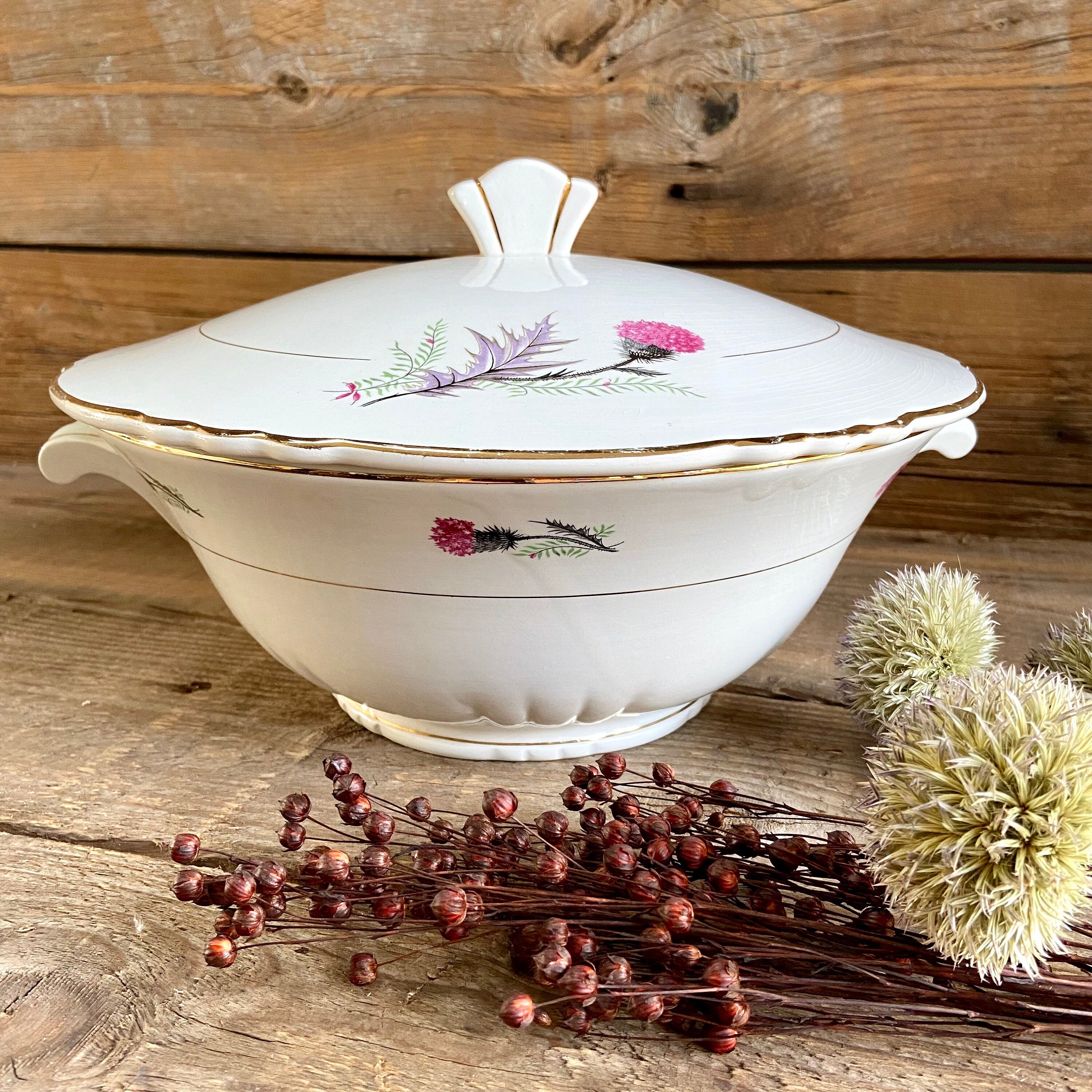 Soupière Moulin Des Loups Pavie Vintage