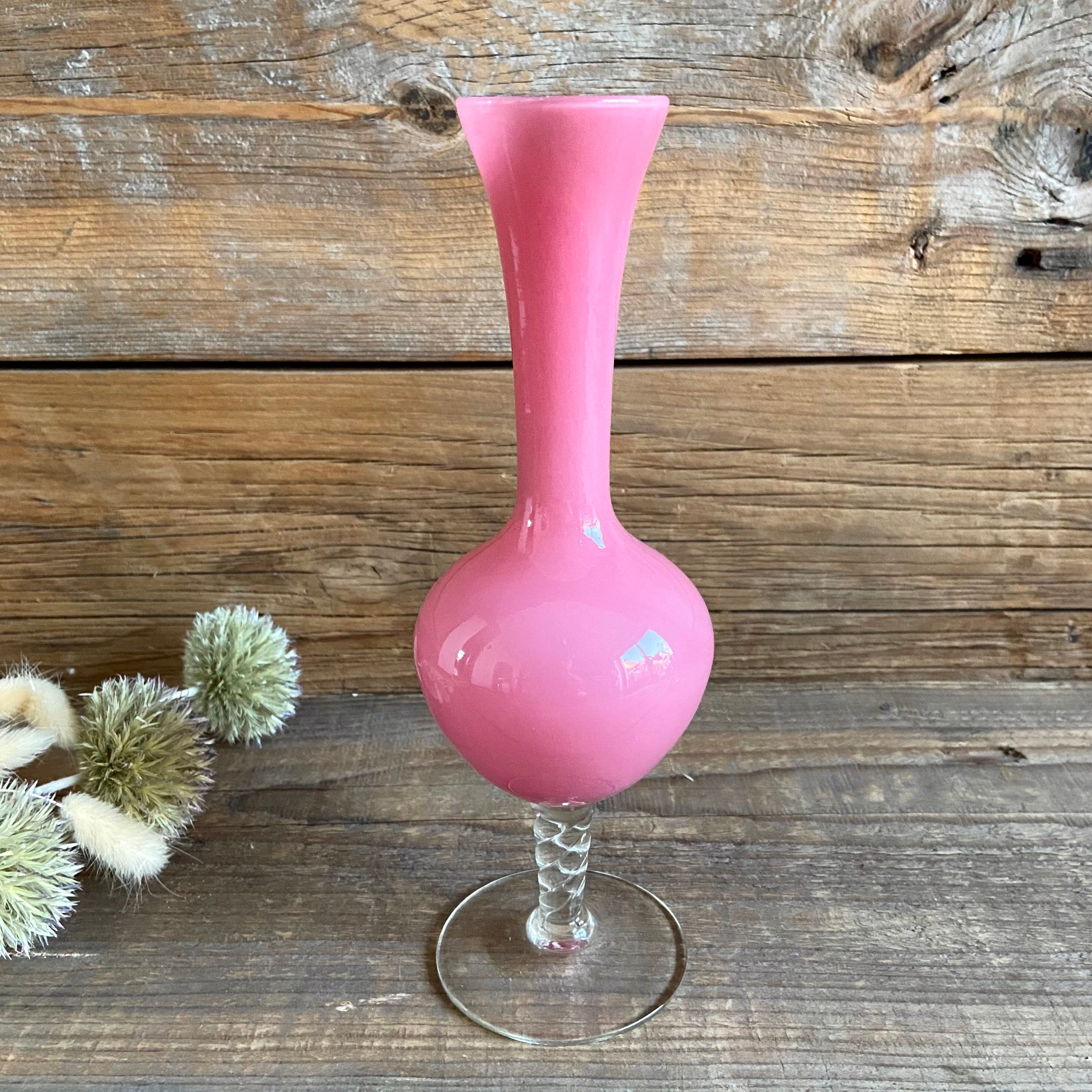 Vase Vintage en Opaline Rose