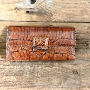 Vintage Clutch aus Schlangenleder