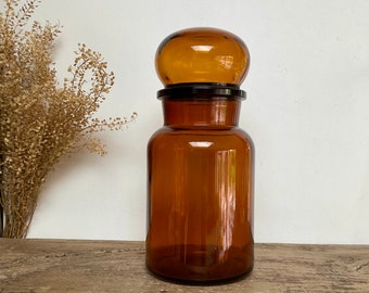 Bocal vintage ambre