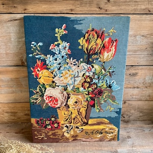 Vintage tapestry canvas