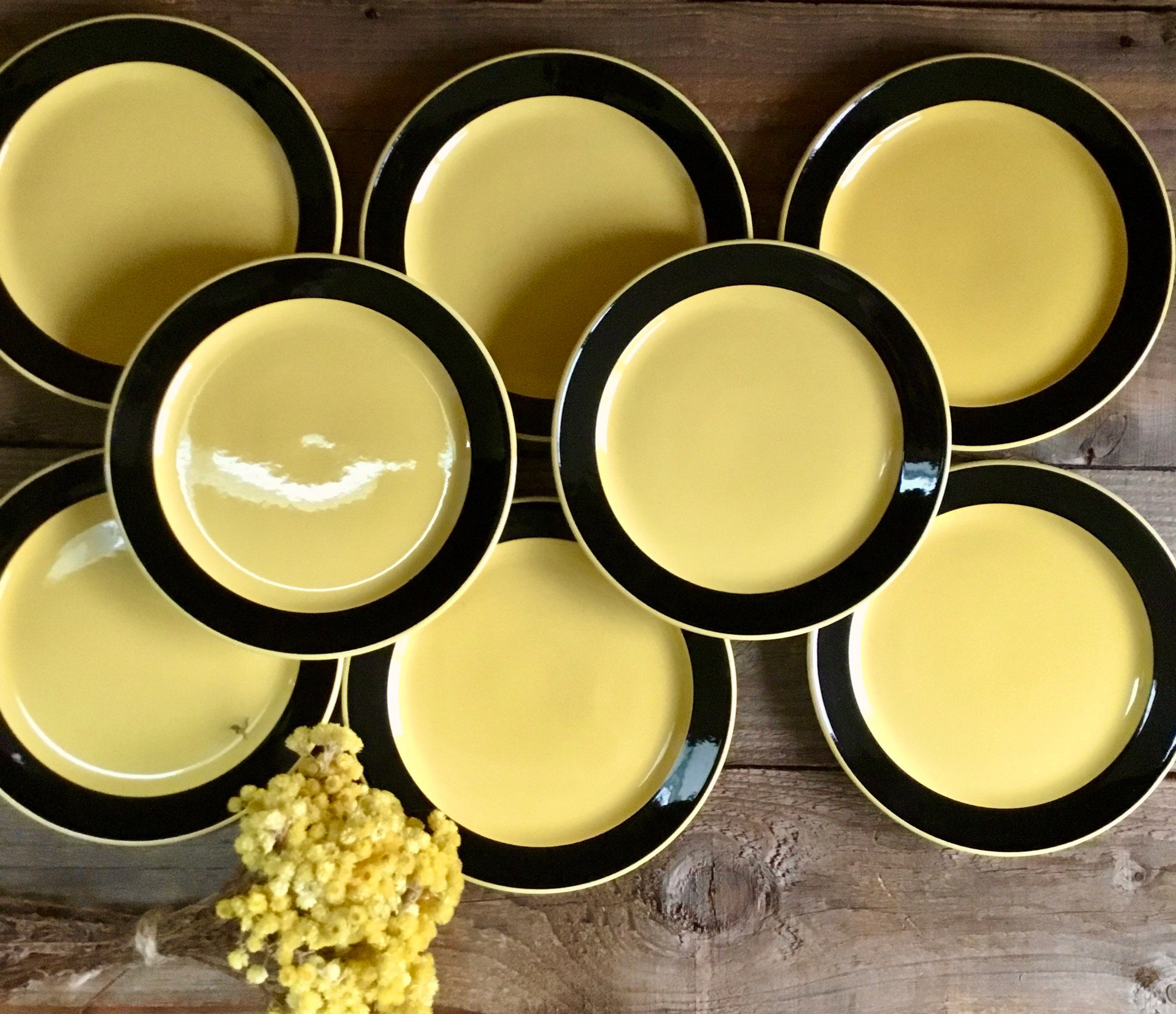 8 Assiettes Dessert Villeroy et Boch Vintage