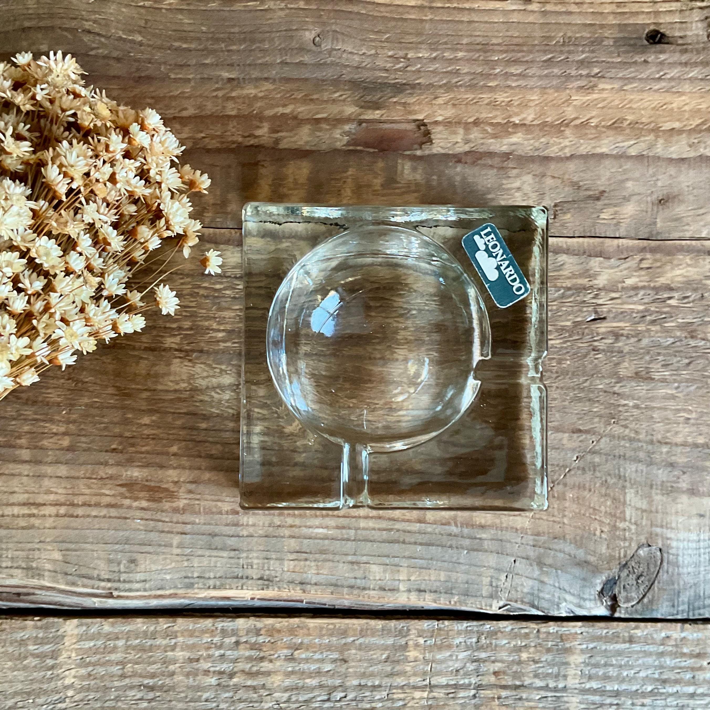 Cendrier verre Leonardo vintage — Beyit