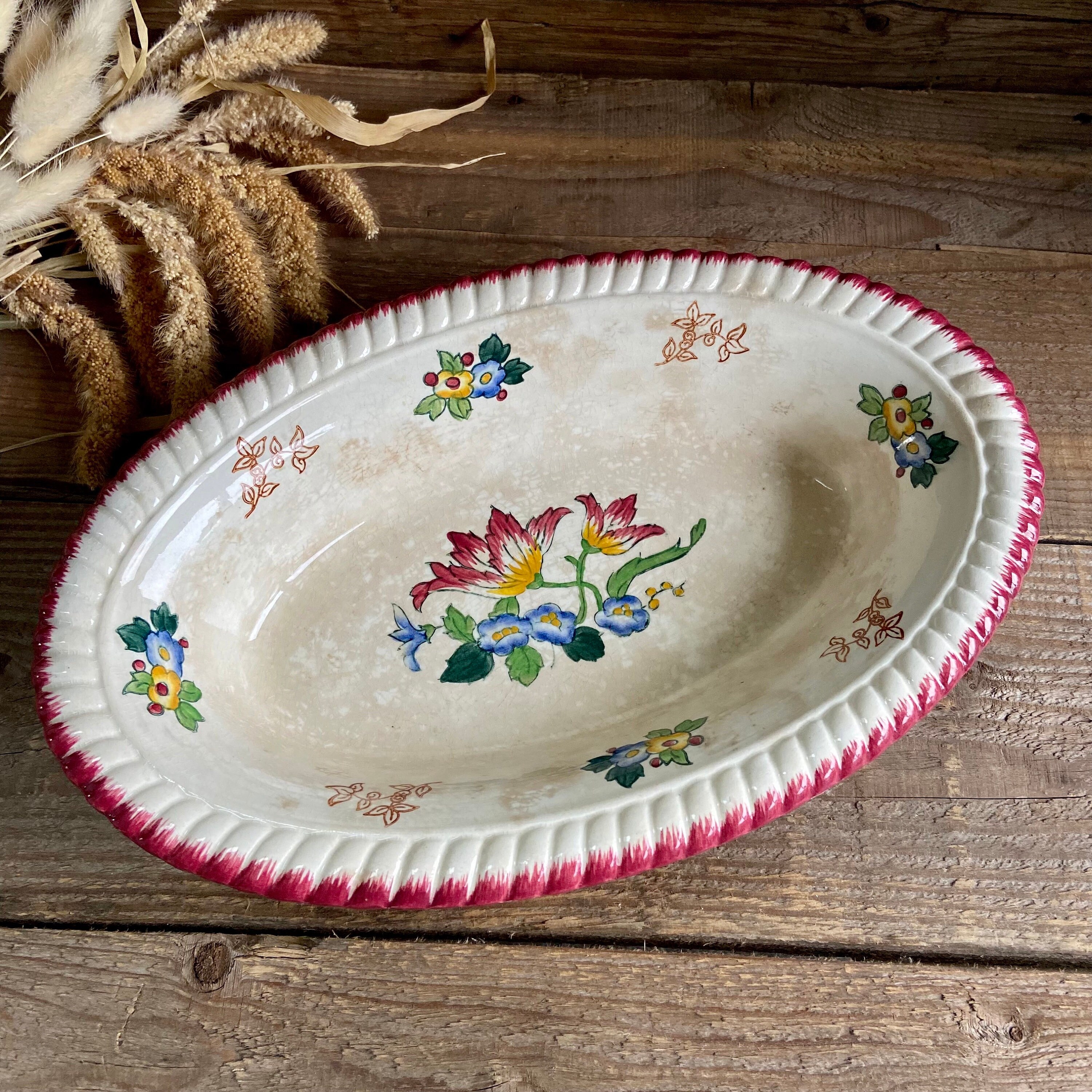 Plat Creux Longwy France Marseille Vintage