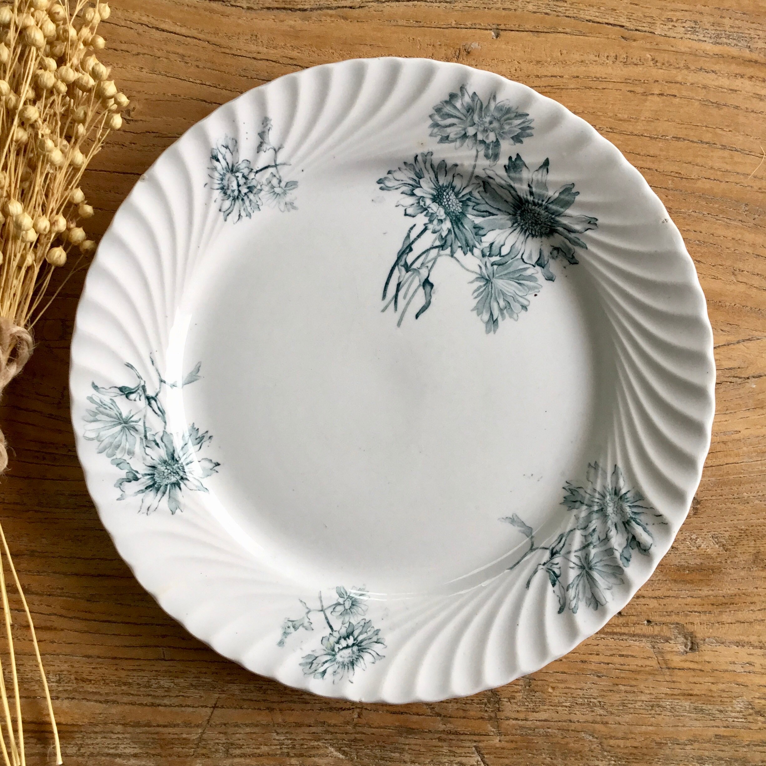 4 Assiettes Petrus Regout Pinksterbloem Vintage