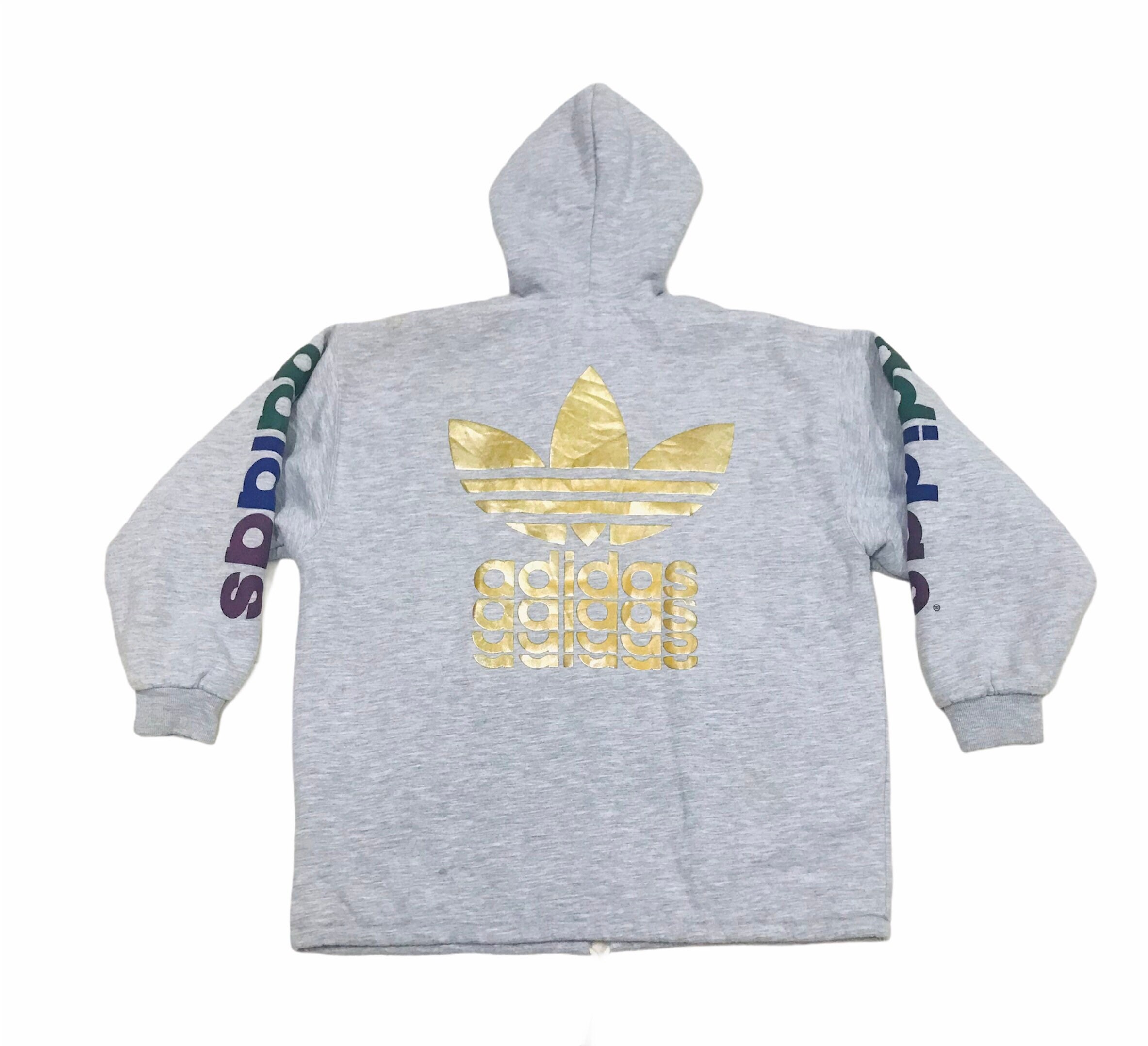 Rare! Vintage Adidas Trefoil Big Logo Hoodies - Etsy