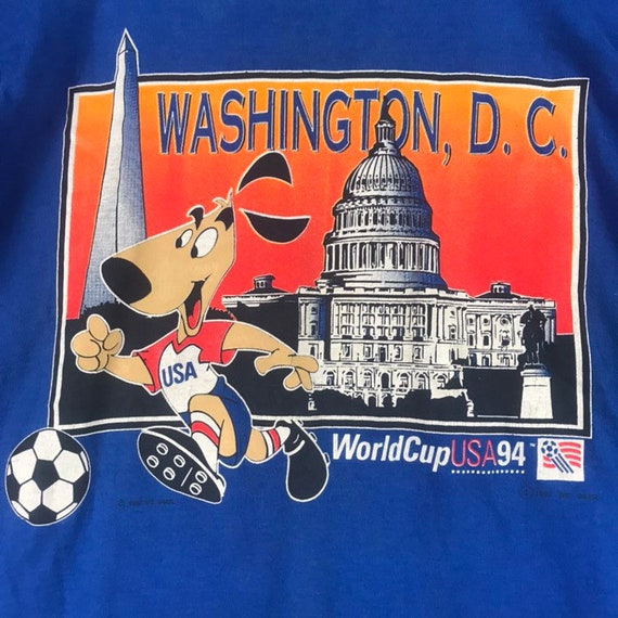 Vintage FIFA World Cup USA 94 Promo T-Shirt Copyr… - image 2