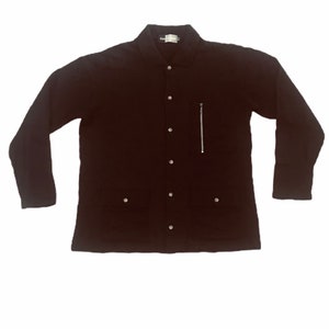 Kansai Man by Kansai Yamamoto Button Down Shirt Sweater 3 Pockets