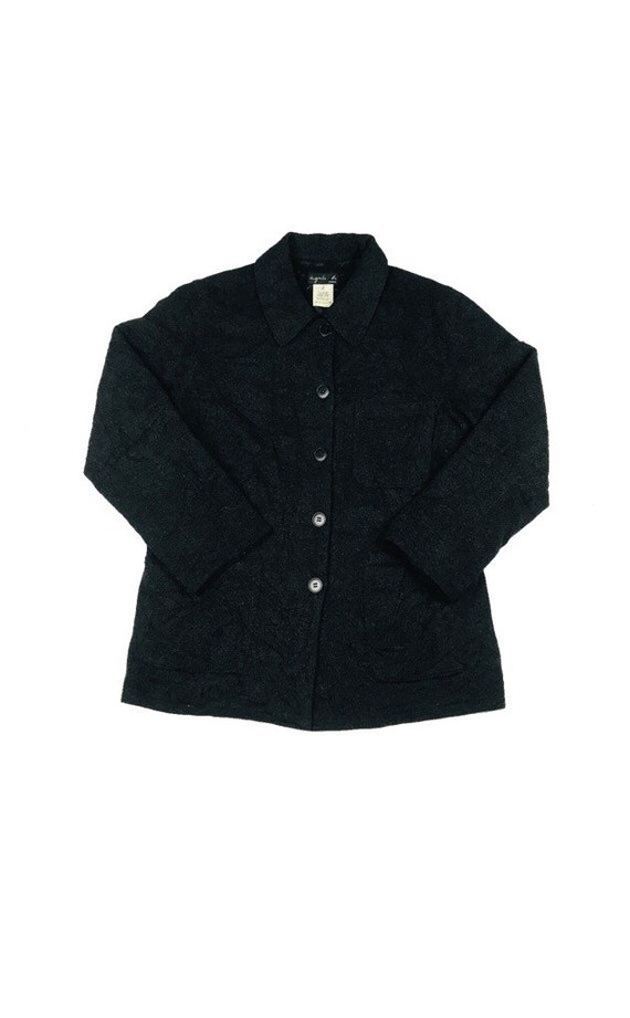 Vintage Agnes b. Paris Laine Wool Jacket Japan Fa… - image 1
