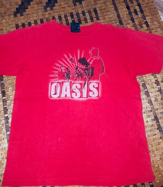 Vintage Oasis British Rock Band T-Shirt Crewneck