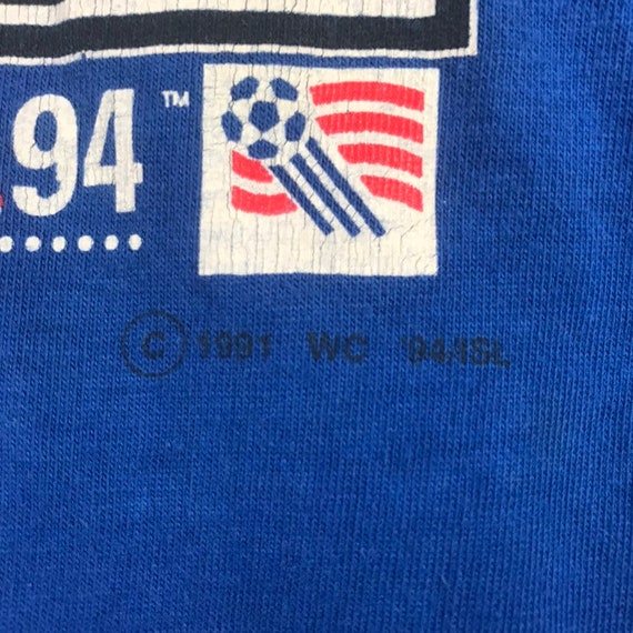 Vintage FIFA World Cup USA 94 Promo T-Shirt Copyr… - image 3