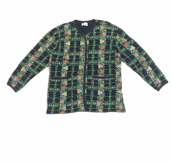 Vintage Kenzo Paris Floral Sweater - image 1