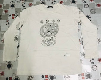 Camiseta de manga larga vintage Ne-net x Suzuki Hiroyuki de Issey Miyake