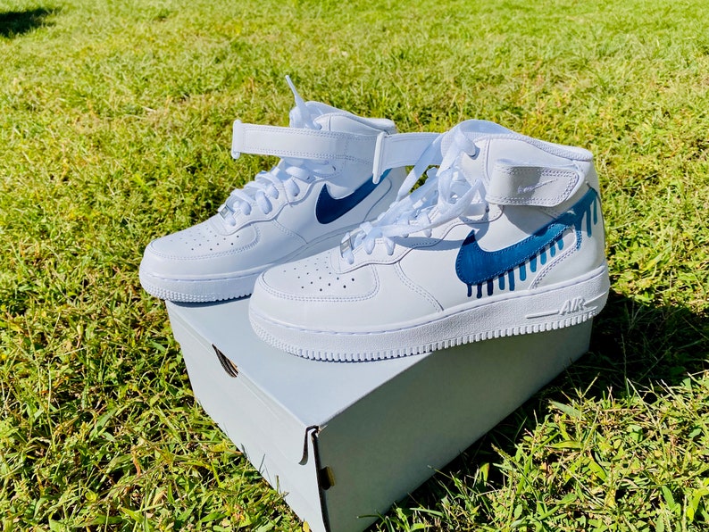 Dripping Airforce 1/ Nike Sneakers/ White AF1'S | Etsy