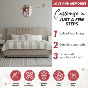 Unque Personalsed Photo Clock - Your Mage Prnted On The Clock - View #11