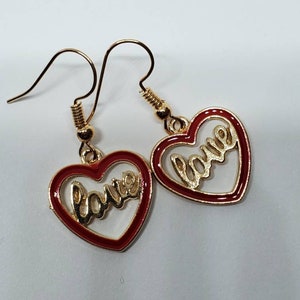 Valentine's Day Earrings, Heart Jewelry, Valentine's Day Jewelry, Valentine Earrings, Heart Earrings, Multiple Styles Available image 9