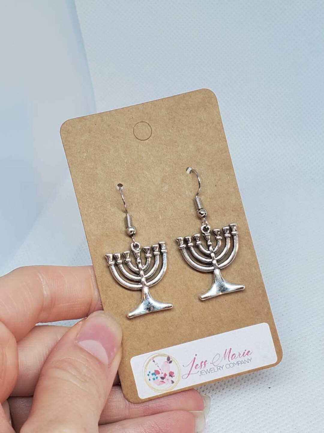 Menorah Earrings Hanukkah Jewelry Menorah Jewelry Channukah Etsy