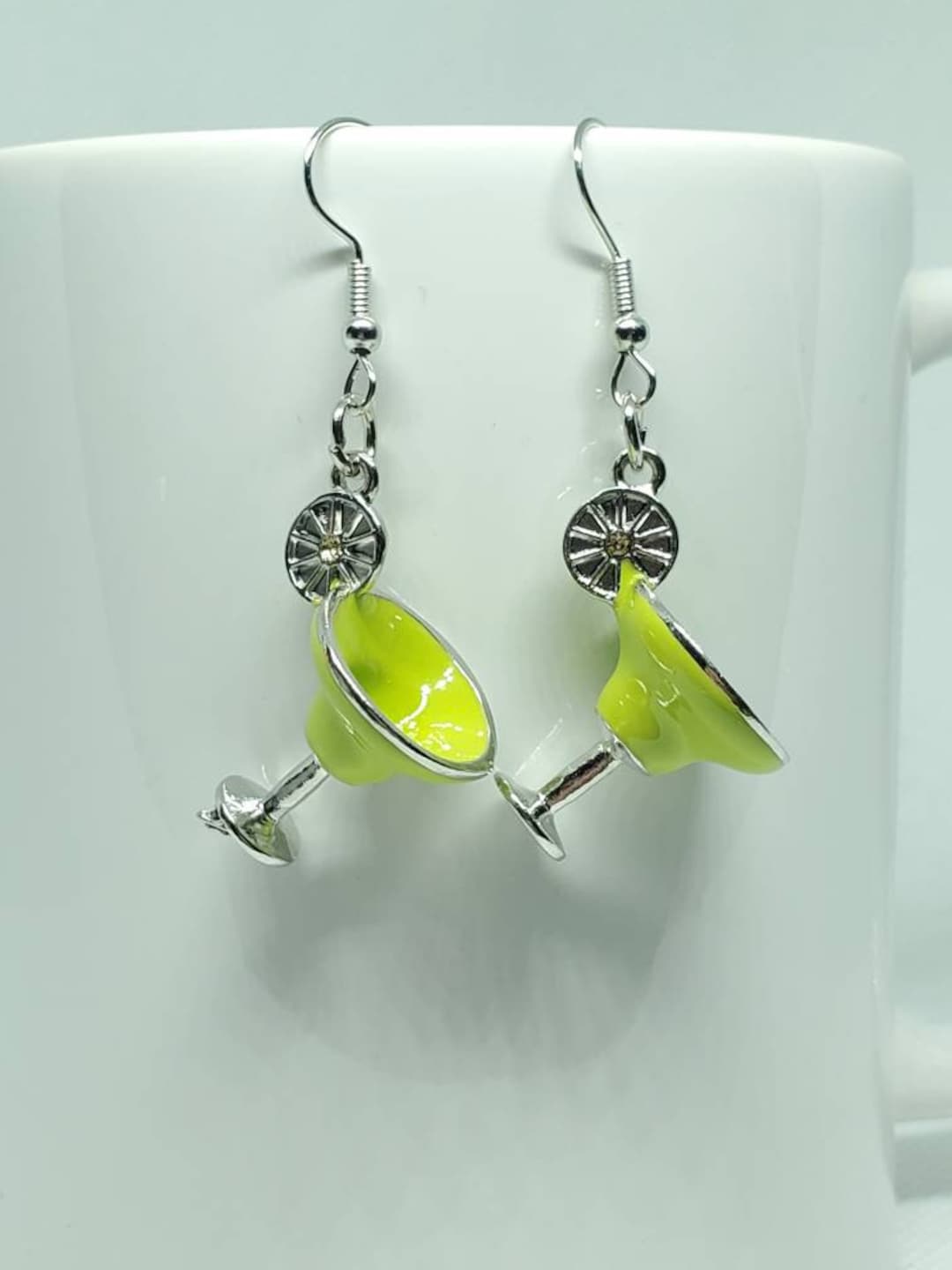 Margarita Earrings, Cocktail Jewelry, Cocktail Jewelry, Cinco De Mayo