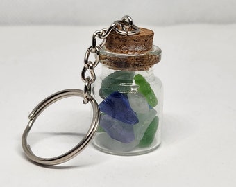 Sea Glass Keychain, Sea glass gifts, Beach gifts, Mother's day gift