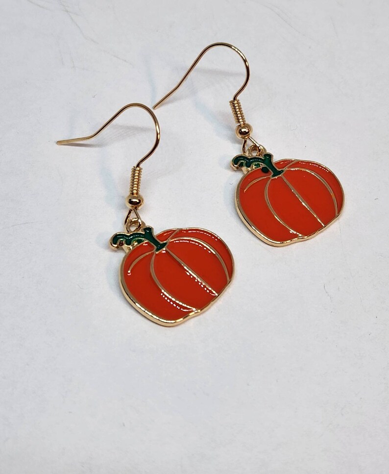 Thanksgiving Earrings, Dangle and drop Earrings, Turkey Earrings, Thanksgiving Jewelry, Fall Earrings, Autumn Jewelry image 6