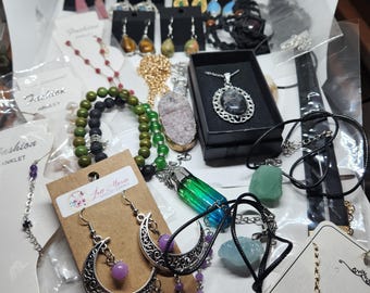 Frasco de joyería misteriosa: ¡Sorpresa en joyería con piedras preciosas!