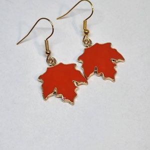 Thanksgiving Earrings, Dangle and drop Earrings, Turkey Earrings, Thanksgiving Jewelry, Fall Earrings, Autumn Jewelry image 2