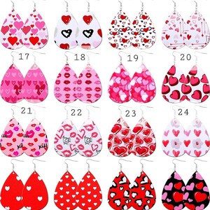 Valentine's Day Earrings, Heart Jewelry, Valentine's Day Jewelry, Valentine Earrings, Multiple Styles Available image 3