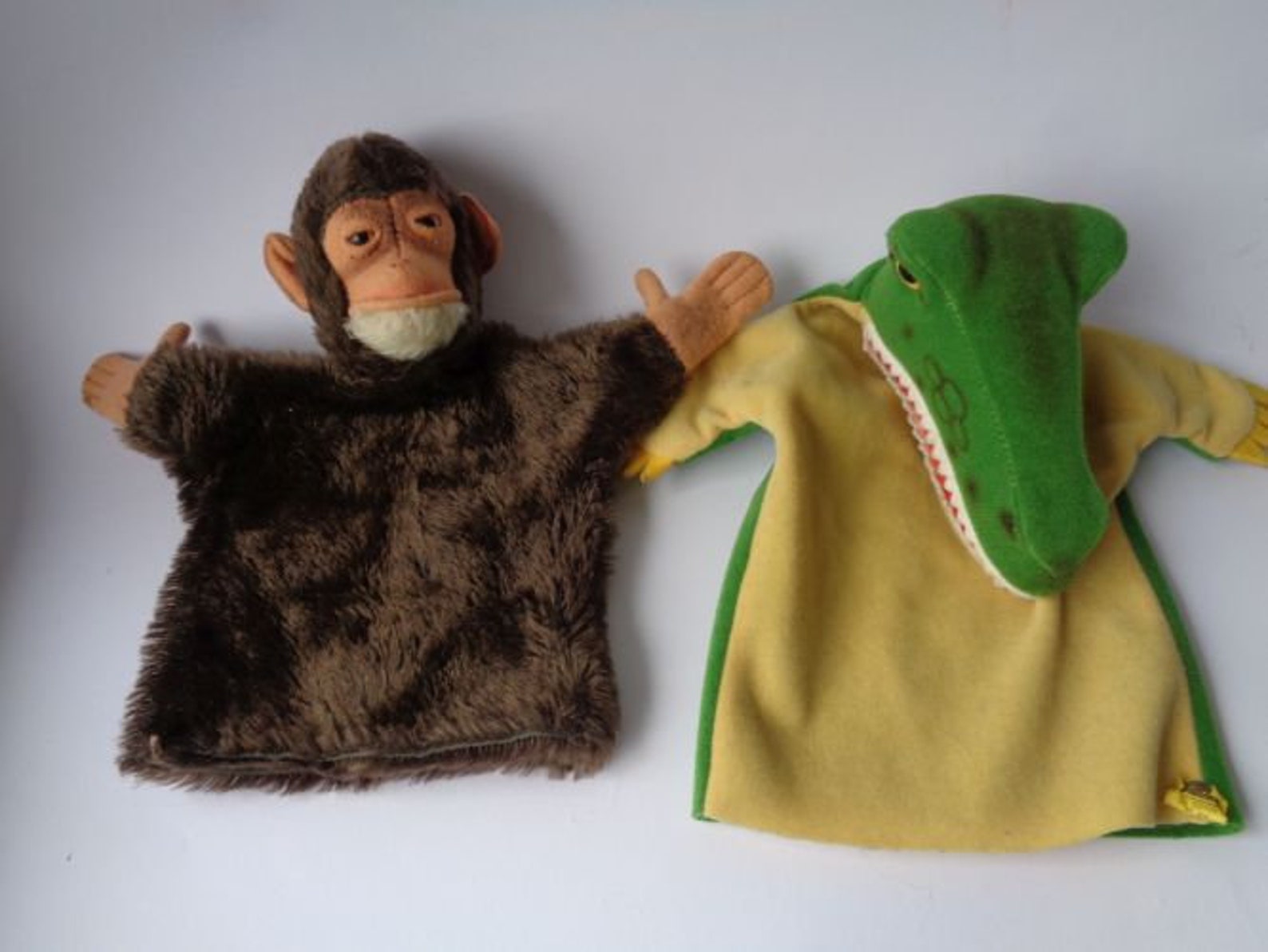 2 STEIFF vintage HAND PUPPETS Etsy