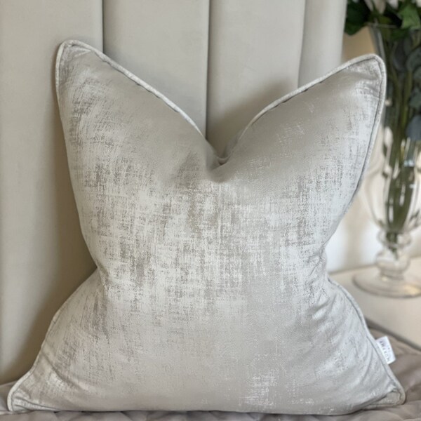 Grey White Cushion Etsy