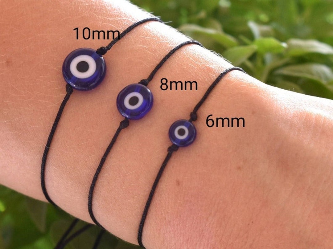 Evil Eye Bracelet, Greek Evil Eye Charm Bracelet, Protection Nazar