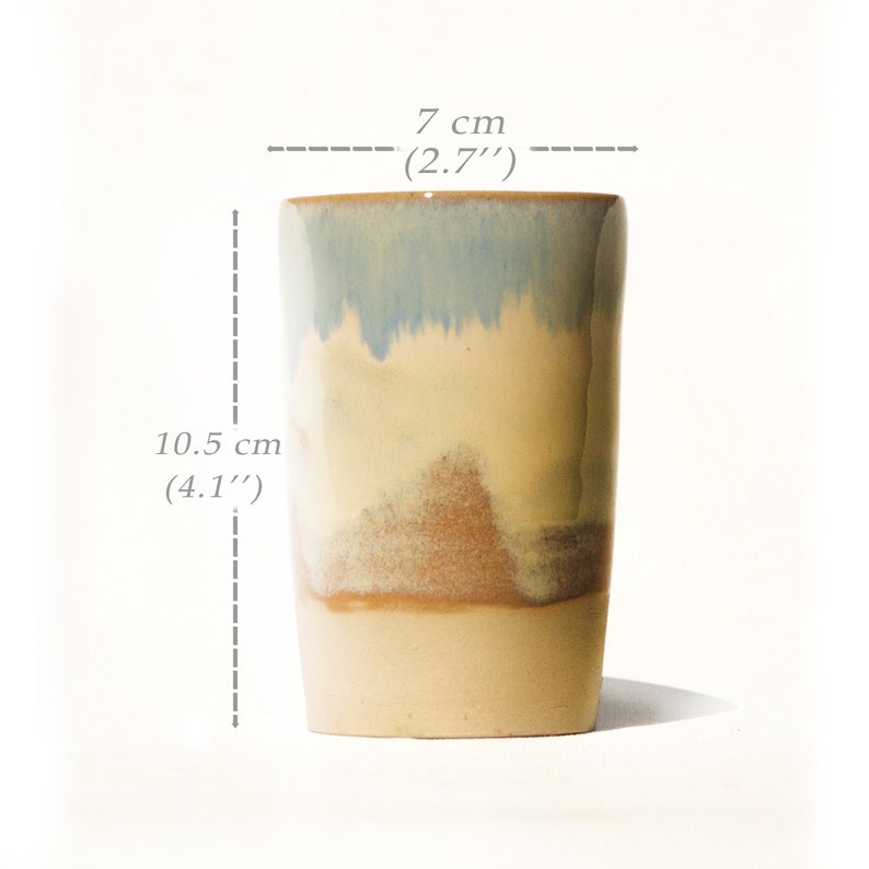 Coffee Tumbler,small coffee mug,stoneware 200 ml cup image 6