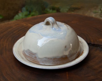 Handmade Butter Dish, stoneware Dish With Lid