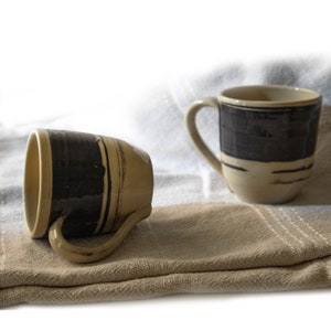 Handmade stoneware espresso cup Ceramic Turkish Coffee Cup,75 ml 2,5 OZ image 5