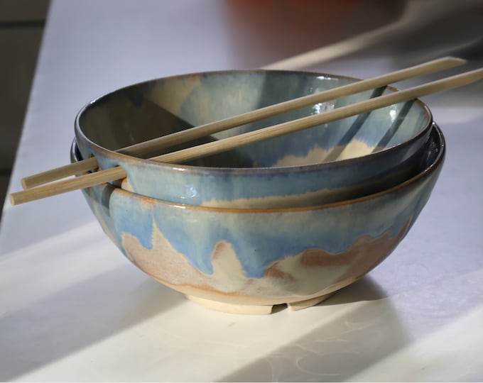 Handmade ramen bowl ,noodle bowl, ceramic bowl