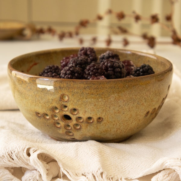 Berry Bowl Colander Etsy