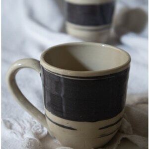 Handmade stoneware espresso cup Ceramic Turkish Coffee Cup,75 ml 2,5 OZ image 3
