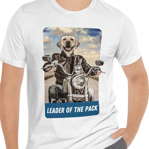 Yellow Lab T-Shirt Funny Biker Tee for Labrador Retriever Dog Owner Gift and Labrador Dog Lovers Shirt with Animal in Clothes Kitschy Art