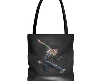 Urban Dance Tote Bag - Stylish, Reusable, Perfect for Shopping, Gym, or Dance Class, Eco-Friendly, Gift for Dancers