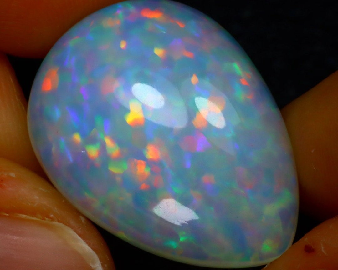 17.67ct Natural Ethiopian Play of Color Opal S861 - Etsy