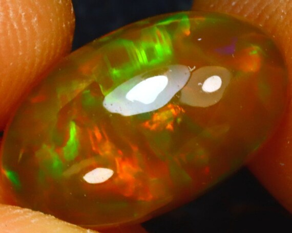 2 65ct Natural Ethiopian Play Of Color Opal S459 Etsy